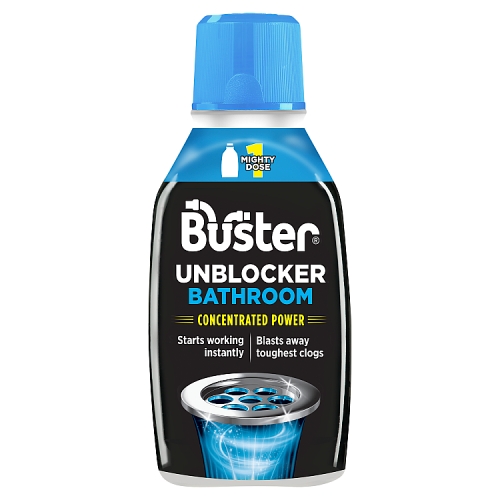 Buster Bathroom Plug Hole Unblocker 300ml pack shot