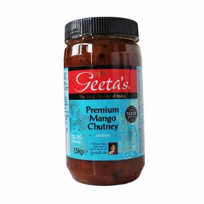 Geeta's Premium Mango Chutney 230g pack shot
