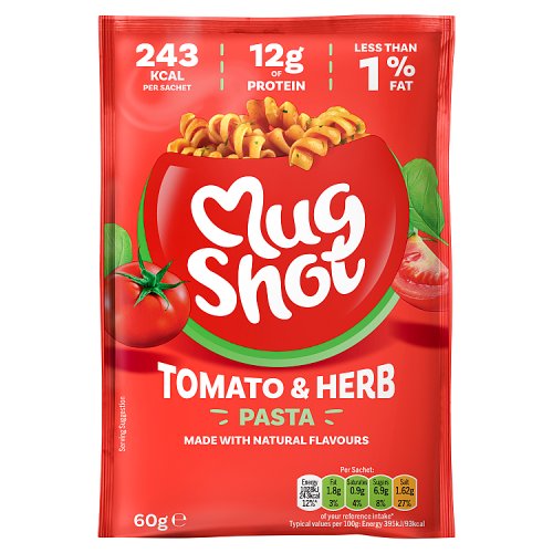 Mugshot Pasta Tomato & Herb 64g pack shot