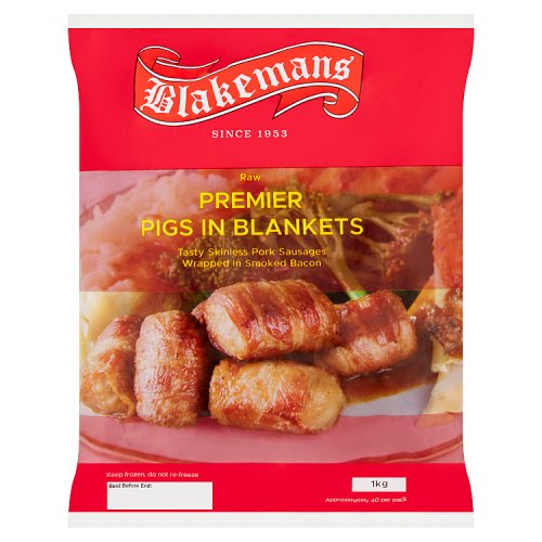 Blakemans Pigs in Blankets 1kg pack shot