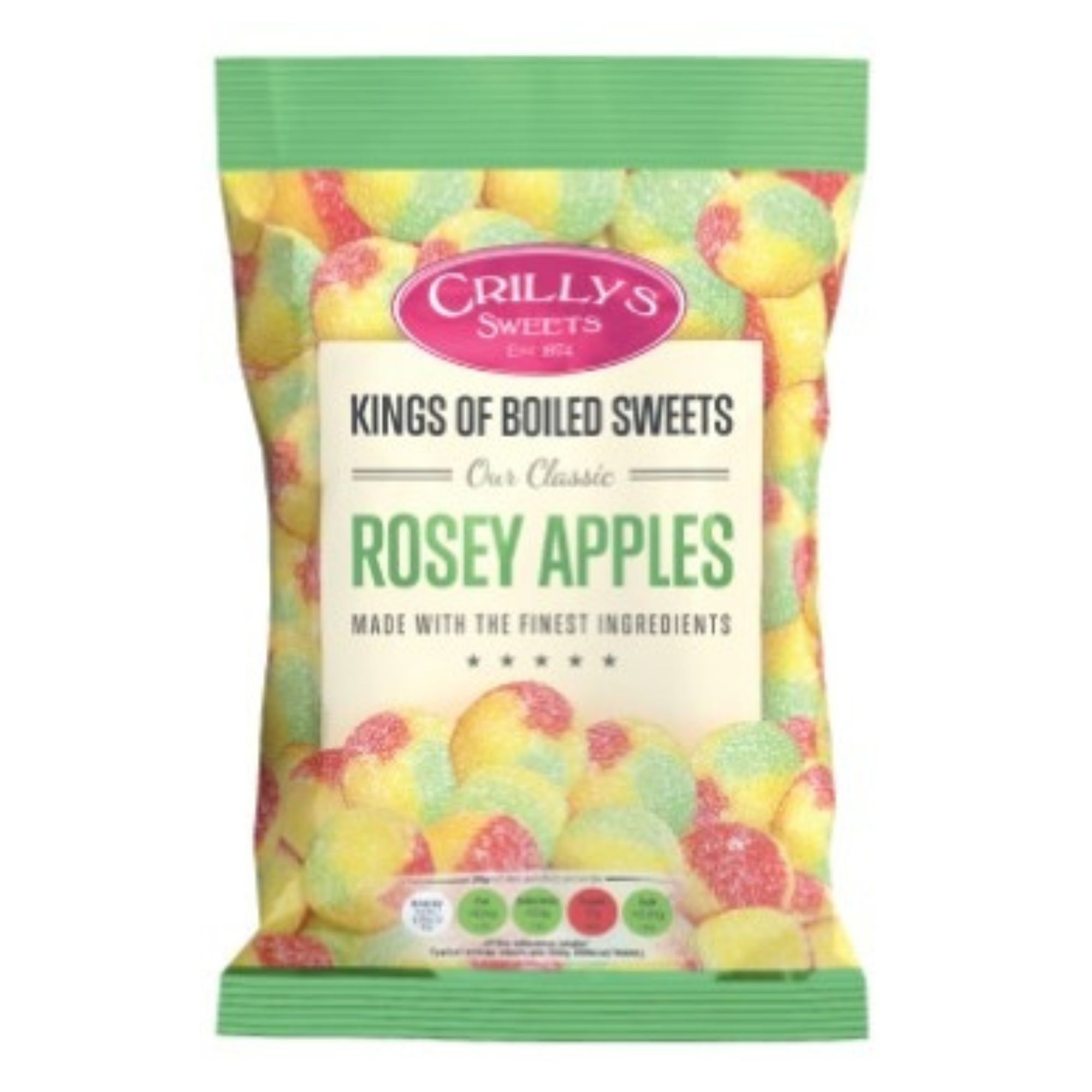 Crillys Rosey Apples 100g pack shot