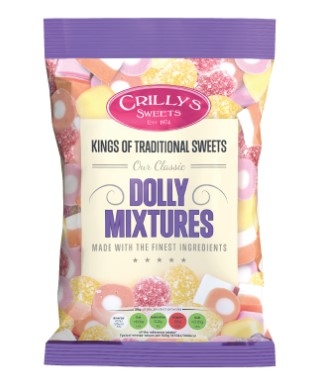 Crillys Dolly Mixtures 100g pack shot