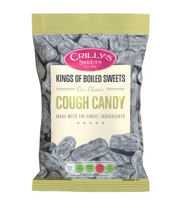 Crillys Cough Candy 100g pack shot