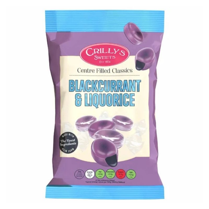 Crillys Blackcurrant & Liquorice 100g pack shot
