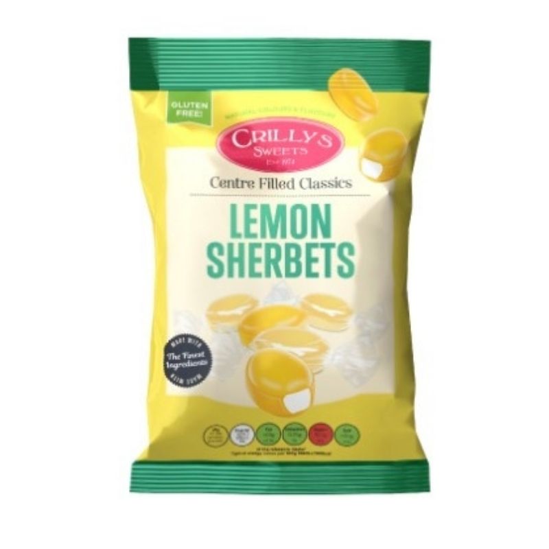 Crillys Lemon Sherbets 100g pack shot
