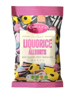 Crillys Liquorice Allsorts 100g pack shot