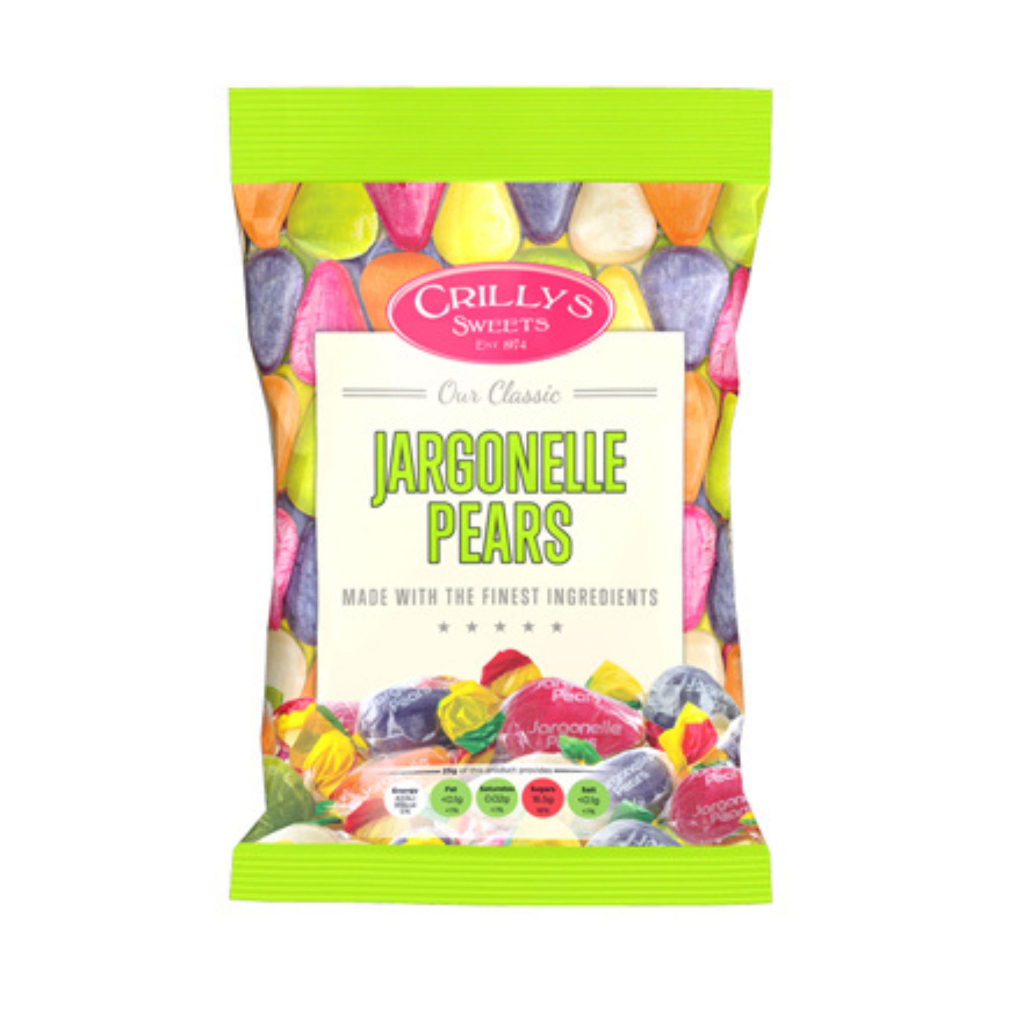 Crillys Jargonelle Pears 100g pack shot