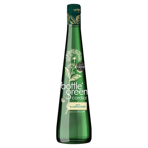 Bottle Green Elderflower Cordial 500ml pack shot