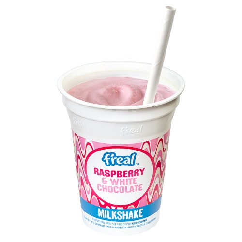 Freal Raspberry & White Chocolate Milkshake 250g pack shot