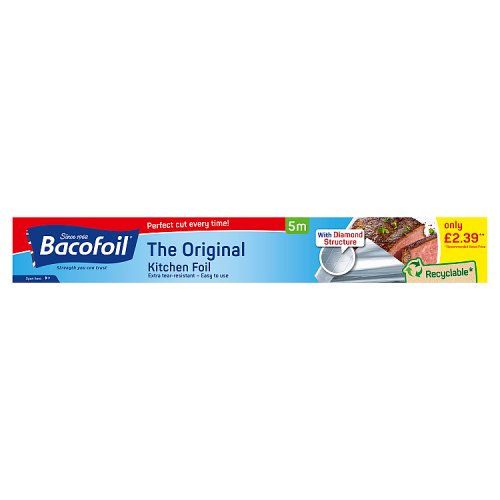 Bacofoil Original 30cm x 5mtr PM £2.39 pack shot