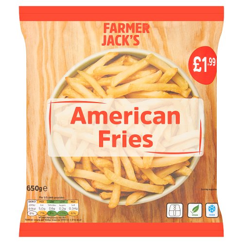 Farmer Jacks American Fries PM £1.99 650g pack shot
