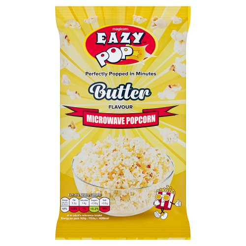 Eazy Pop Microwave Popcorn Butter 85g pack shot
