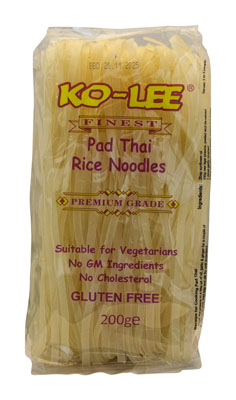 KO LEE Pad Thai Rice Noodles 200g pack shot