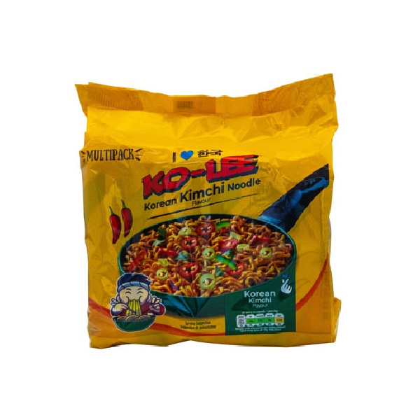 KO LEE Korean Kimchi 4pk (4 x 70g) 280g pack shot