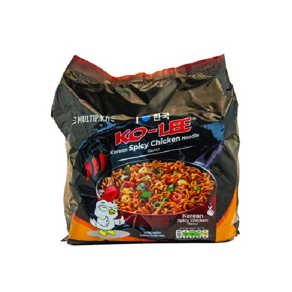 KO LEE Korean Spicy Chicken 4pk (4 x 70g) 280g pack shot