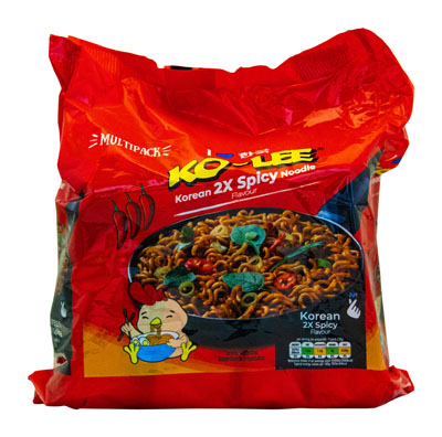 KO LEE Korean Spicy 4pk (4 x 70g) 280g pack shot