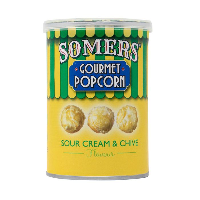 Somers Gourmet Popcorn Sour Cream & Chive 70g pack shot