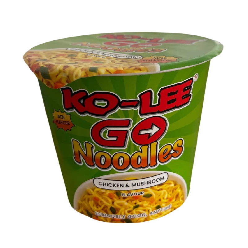 KO LEE Go Cups Chicken & Mushroom 65g pack shot