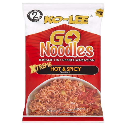 KO LEE Go Noodles Xtreme Hot & Spicy 85g pack shot