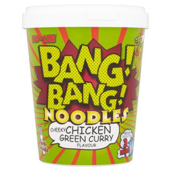 Bang Bang Noodles Cheeky Chicken Green Curry Cups 65g pack shot