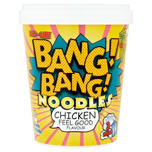 Bang Bang Noodles Chicken Feel Good Cups 65g pack shot