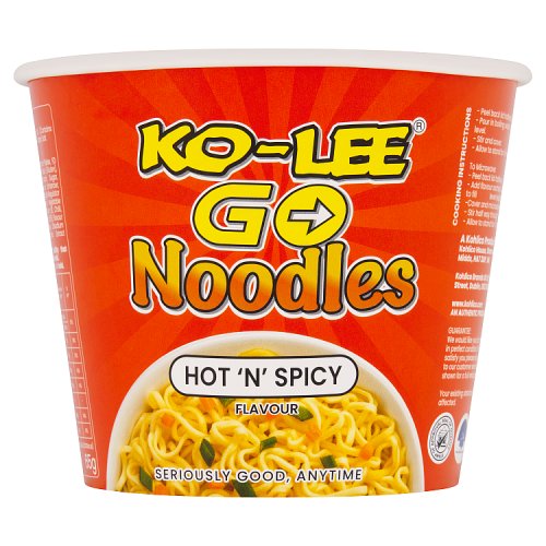 KO LEE Go Noodles Thai Hot & Spicy 65g pack shot