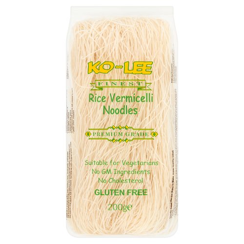 KO LEE Thick White Rice Vermicelli 200g pack shot