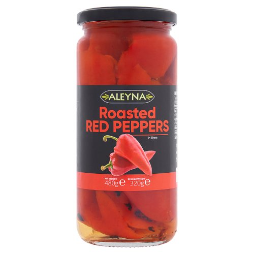 Aleyna Roasted Red Peppers 480g pack shot