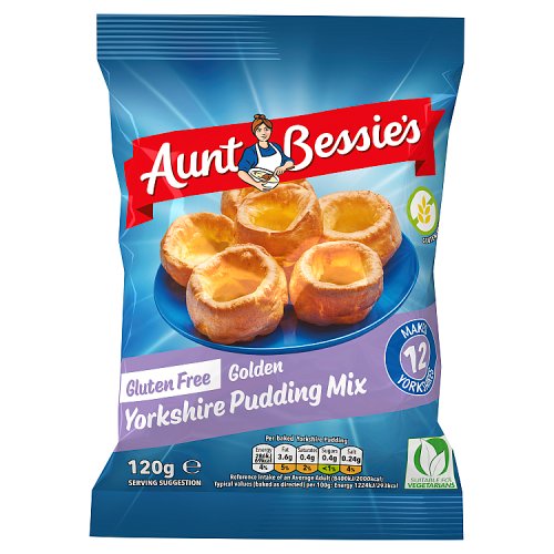 Aunt Bessies Gluten Free Yorkshire Puds 120g pack shot