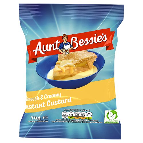 Aunt Bessies Instant Custard 70g pack shot