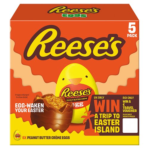Reeses Peanut Butter Creme Egg 5pk 170g pack shot