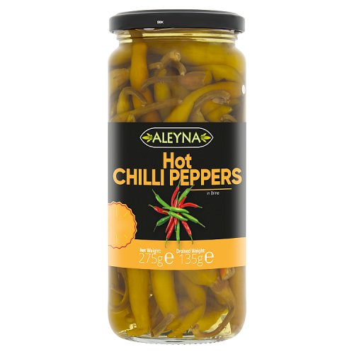 Aleyna Hot Chilli Peppers 275g PM £1.49 pack shot
