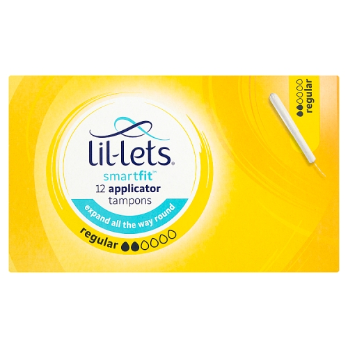 Lil-Lets Applicator Tampons Regular 12s pack shot