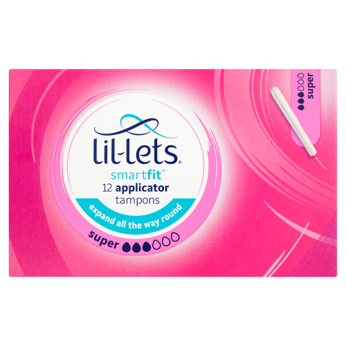 Lil-Lets Applicator Tampons Super 12s pack shot