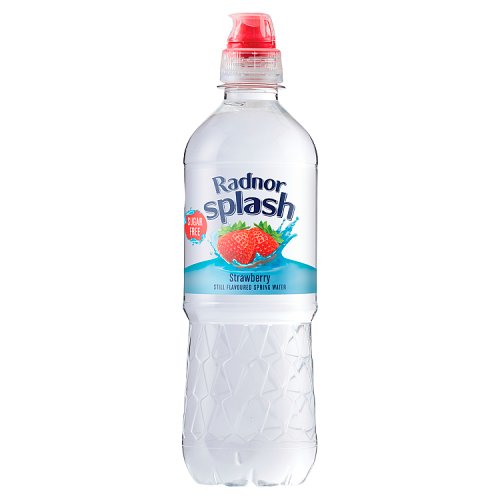 Radnor Splash Strawberry 500ml pack shot