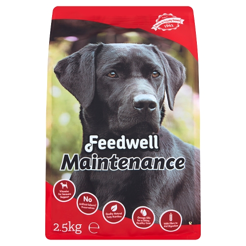 Feedwell Dog Kibble Maintenance 2.5kg pack shot