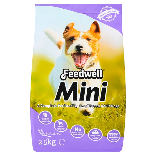 Feedwell Dog Mini 2.5kg pack shot