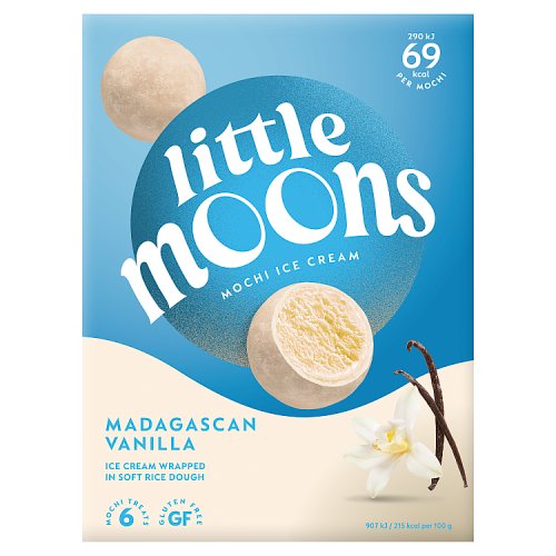 Little Moons Vanilla Mochi Ice Cream 6pk pack shot