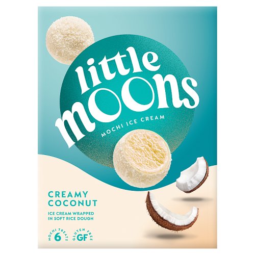 Little Moons Coconut Ice Cream Mochi 6pk pack shot