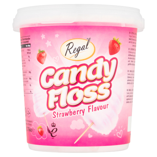 Regal Strawberry Candy Floss 50g pack shot