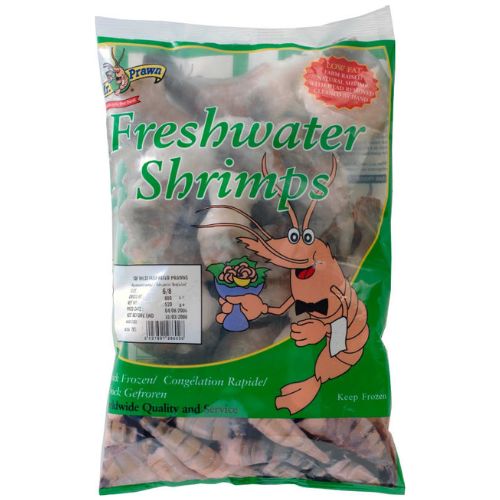 Mr Prawn 6/8 Raw HLSO Freshwater Prawns 35% Glaze 800g pack shot