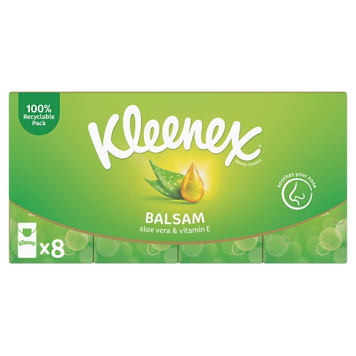 Kleenex Balsam Hanks Pocket Pack 8SH pack shot