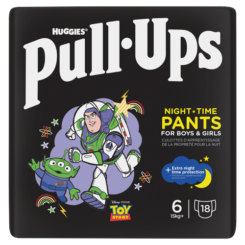Huggies Pull Ups Trainers Night 2-4yr Unisex 18s pack shot