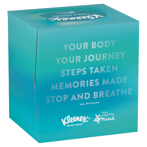 Kleenex Collection Cube Tissue 48SH pack shot