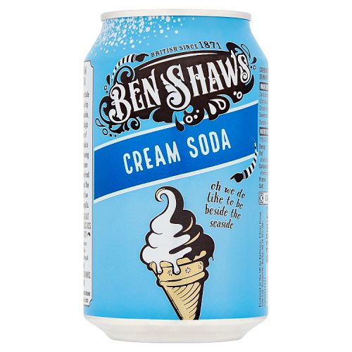 Benshaws Cream Soda 330ml pack shot