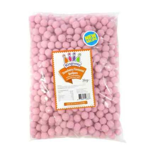 Kingsway Veggie Bon Bons Strawberry 3kg pack shot