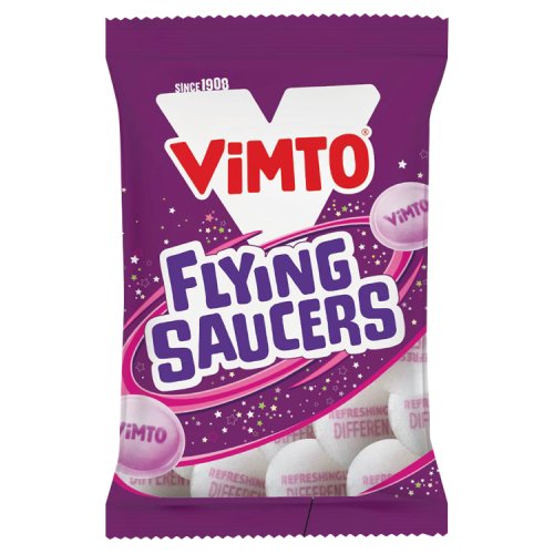 Vimto Flying Saucers Bag 33g pack shot