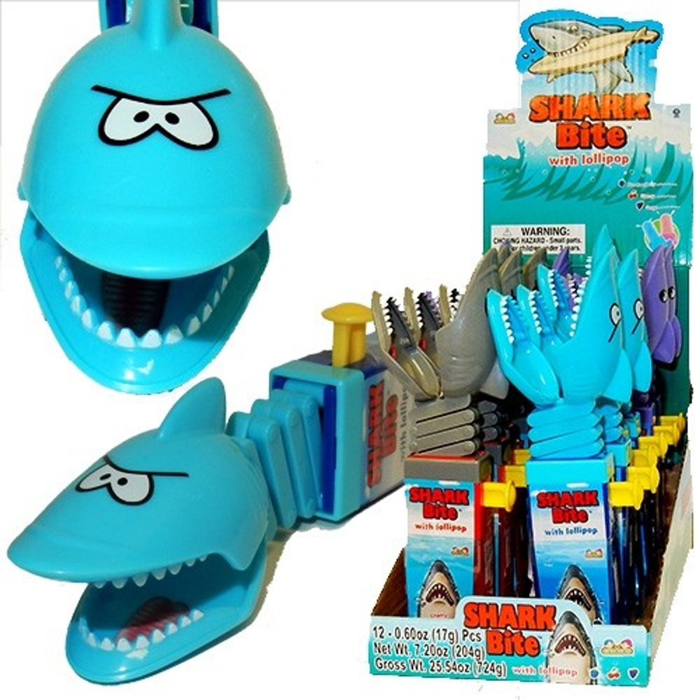 Kidsmania Shark Bite Candy Lollipop 17g pack shot