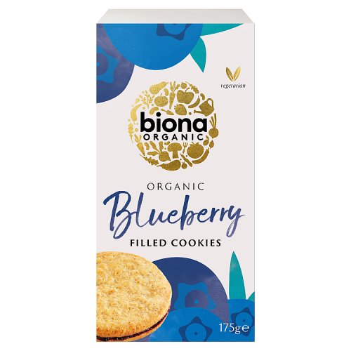 Biona Organic Blueberry Filled Cookies 175g pack shot