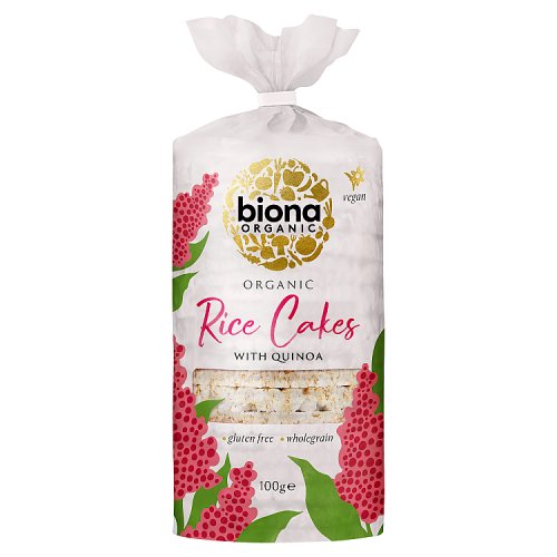 Biona Organic Rice Cakes with Quinoa 100g pack shot